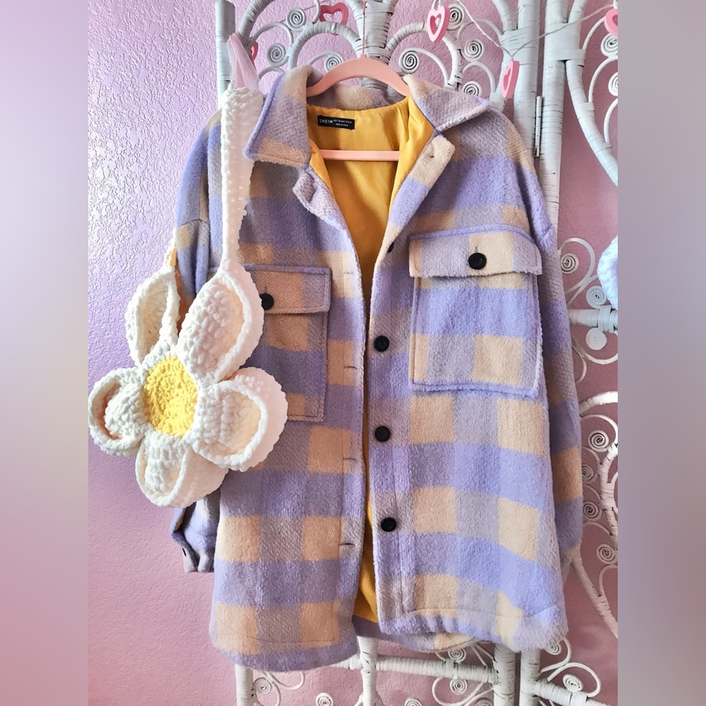 Plaid pastel jacket